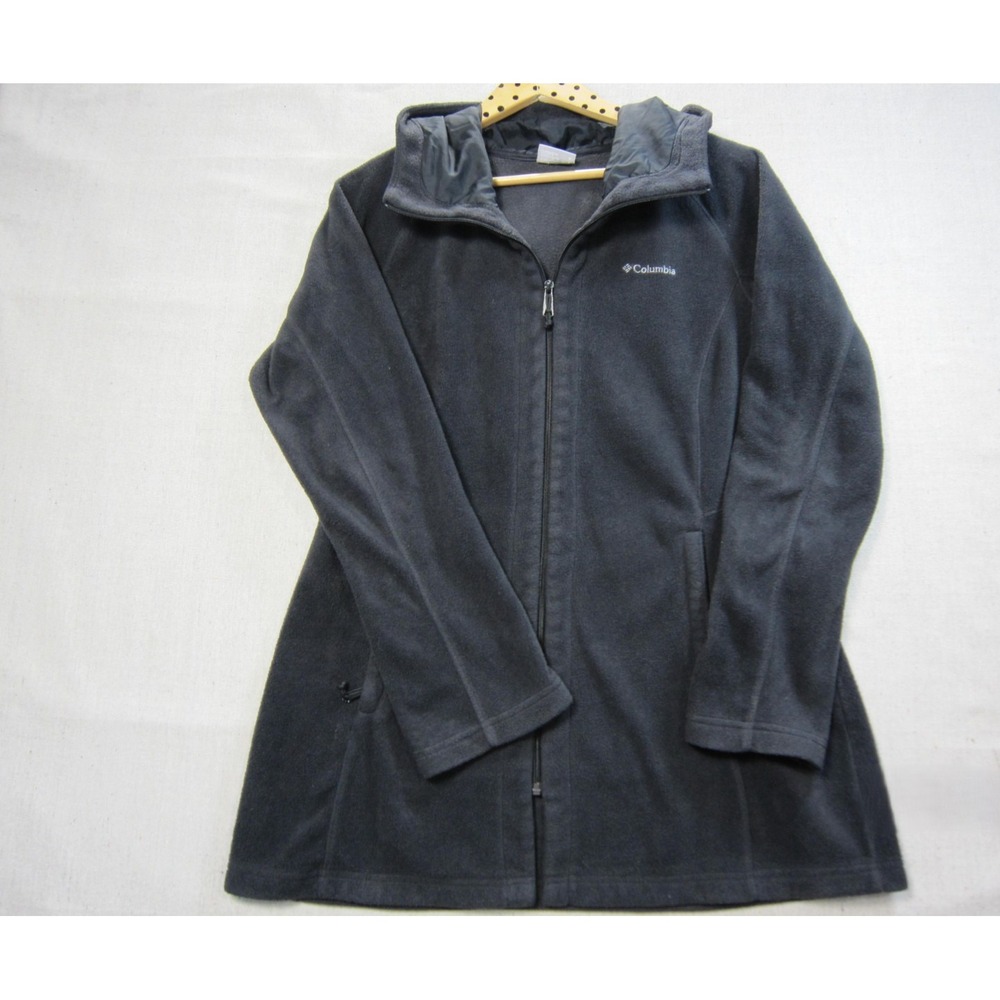 Columbia Women's Benton Springs II Long Fleece Hoodie Black Size Large